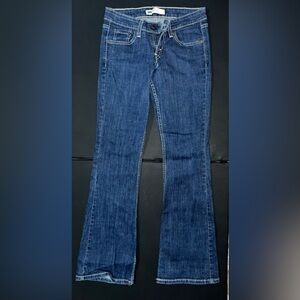 Levi's Classic Blue Super Low Flare Jeans